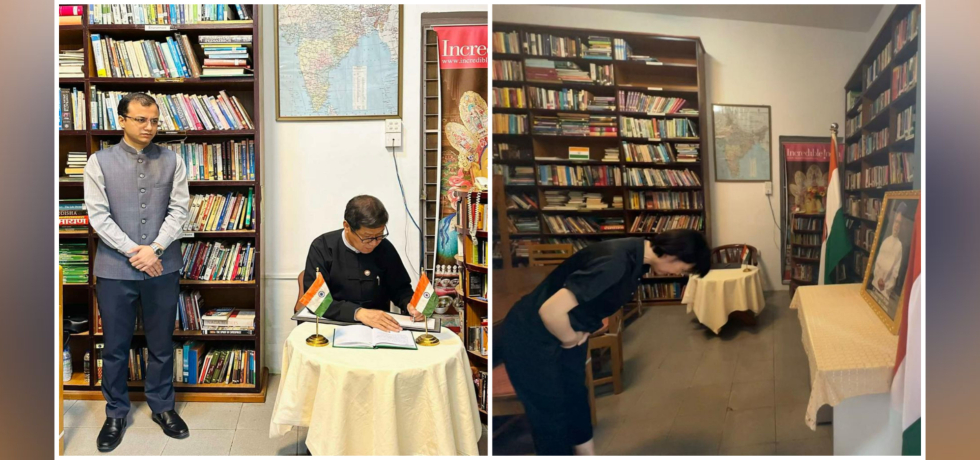 Opening of Condolence Book at CGI, Mandalay on the passing away of former Prime Minister Dr. Manmohan Singh (31.12.2024)